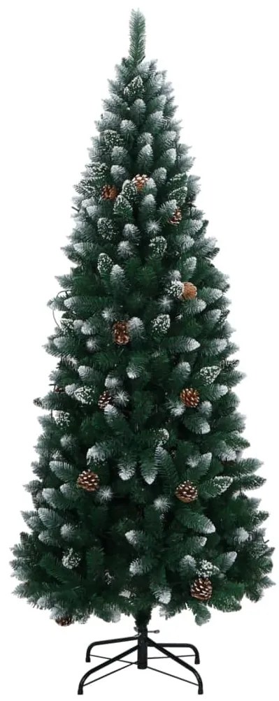 Árvore de Natal artificial com 300 luzes LED 210 cm