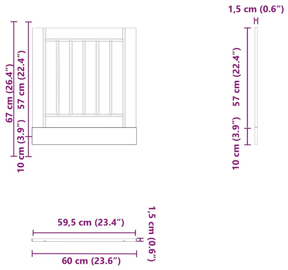 Painel máquina lavar louça derivados madeira branco brilhante