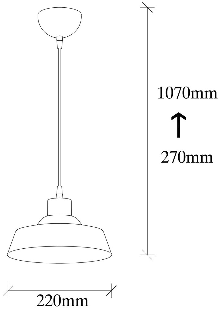 Chandelier Berceste – Preto – 22 x 22 cm