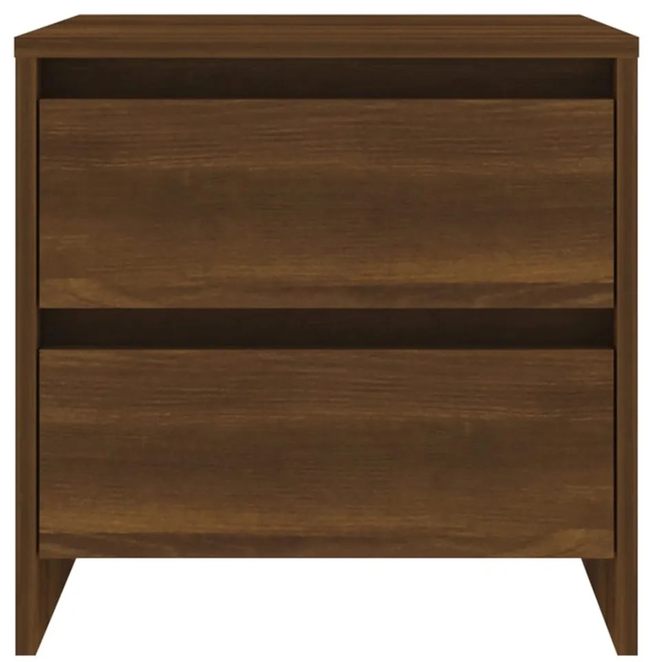 Mesa de cabeceira 45x34,5x44,5 cm aglomerado carvalho castanho