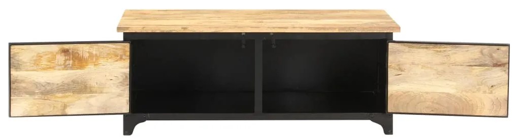 Mesa de centro 90x50x35 cm madeira de mangueira maciça