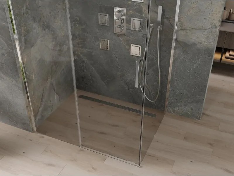 Mexen Omega cabine de duche de correr 120 x 90 cm, transparente, cromada - 825-120-090-01-00