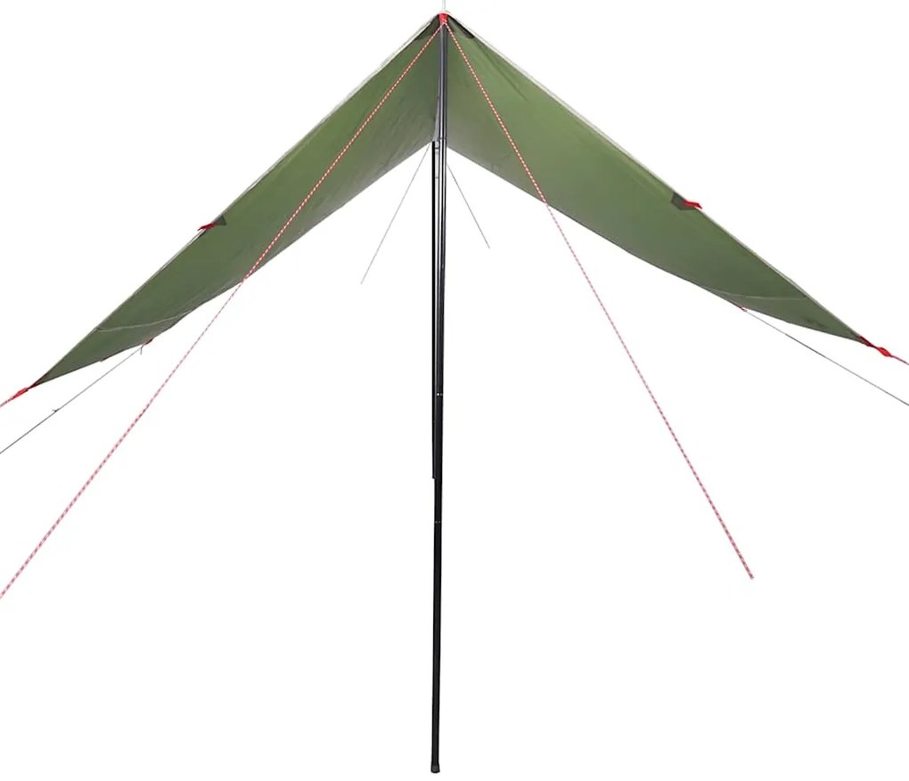 Lona de campismo 430x380x210 cm impermeável verde