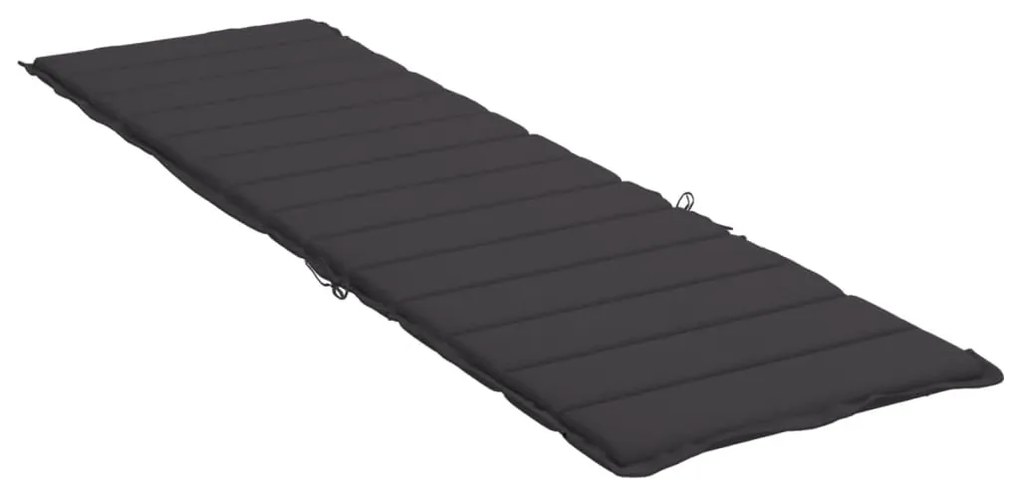 Almofadão p/ espreguiçadeira 200x60x3 cm tecido oxford preto