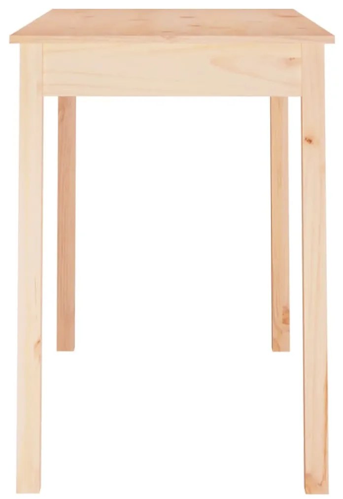 Mesa de jantar 110x55x75 cm madeira de pinho maciça