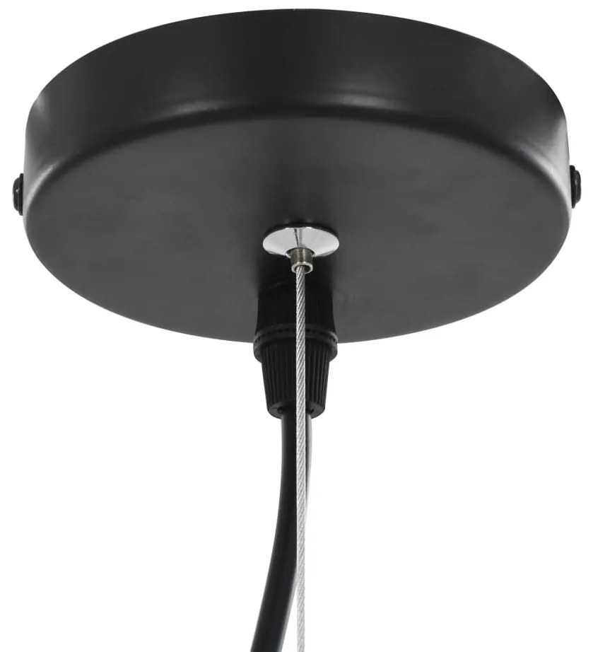 Candeeiros de teto 2 pcs semiesférico 40 cm E27 preto e dourado