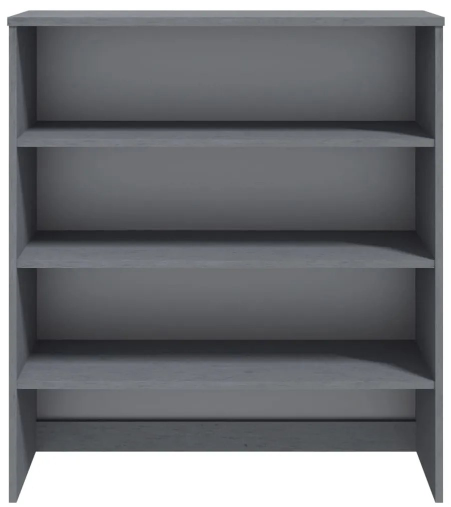 Tampo p/ armário alto HAMAR 90x30x100 pinho maciço cinza-escuro