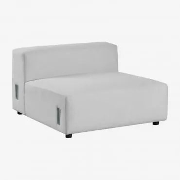 Módulo Central 105x113 Cm Para Sofá Modular Bruna Tecido Cinzento Glaciar - Sklum