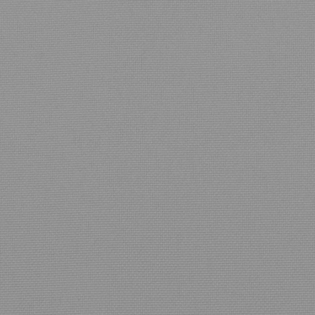 Almofadões p/ cadeiras jardim 4pcs 40x40x4 cm oxford cinza