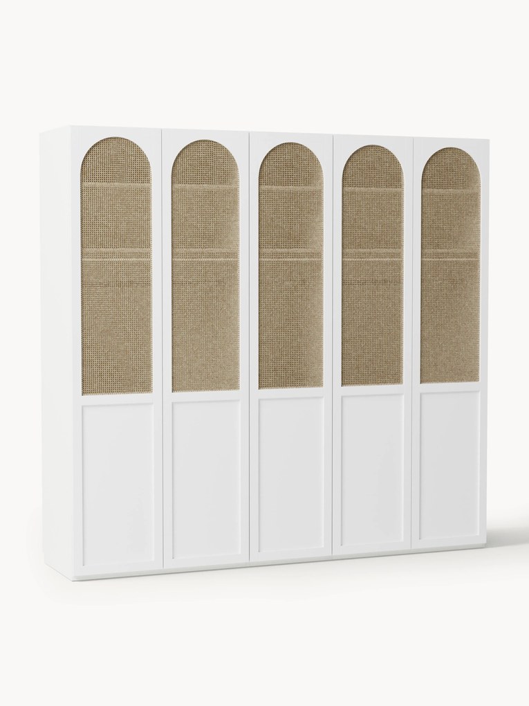 Roupeiro modular com portas de batente Jeanne, L 250 cm, vários tamanhos