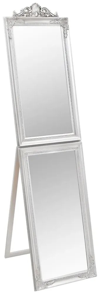 Espelho de pé 40x160 cm prateado