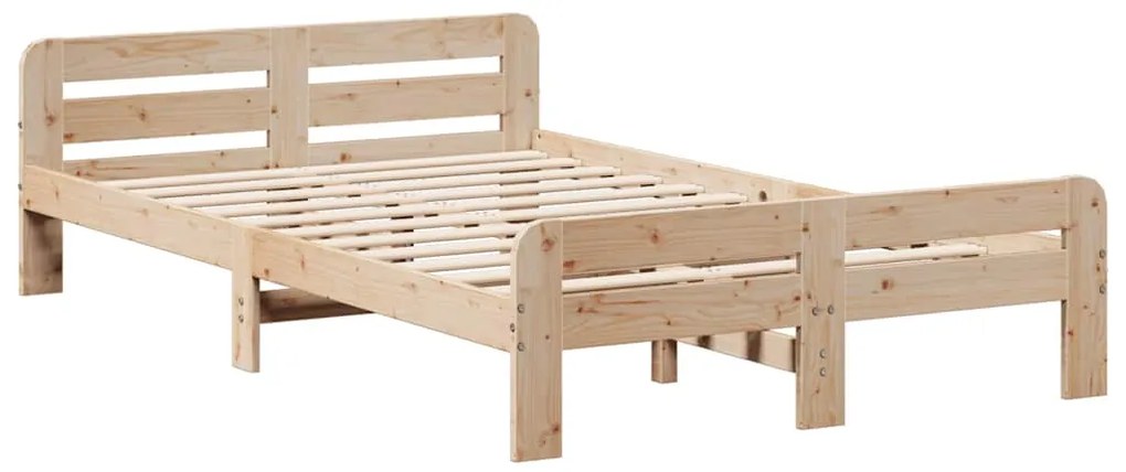 Cama sem colchão 135x190 cm madeira de pinho maciça
