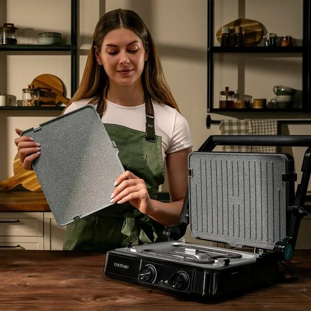 Grelhador elétrico de 2200 W Rock'nGrill 2200 Dual