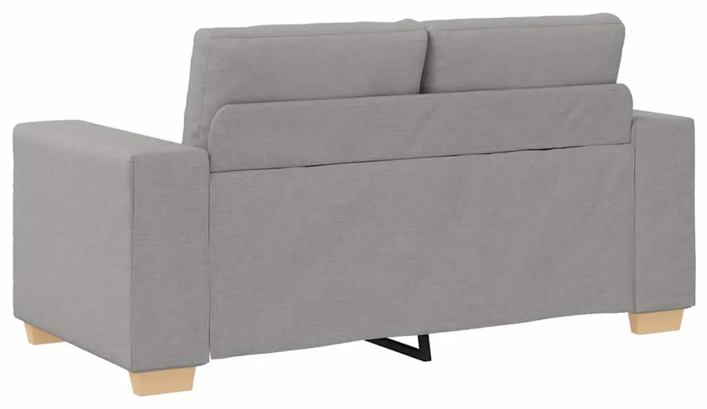 Sofá Loveseat Cinzento Nuvem 120 cm em Tecido vidaXL