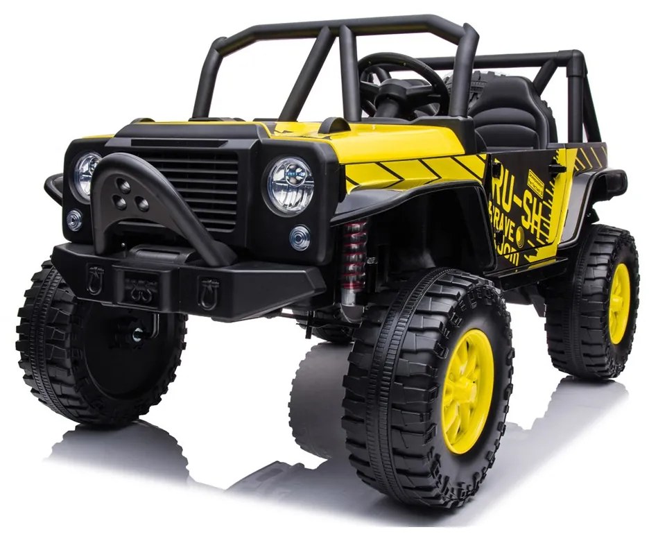 BUGGY RALLY 2 LUGARES CARRO ELÉTRICO INFANTIL 24V AMARELO