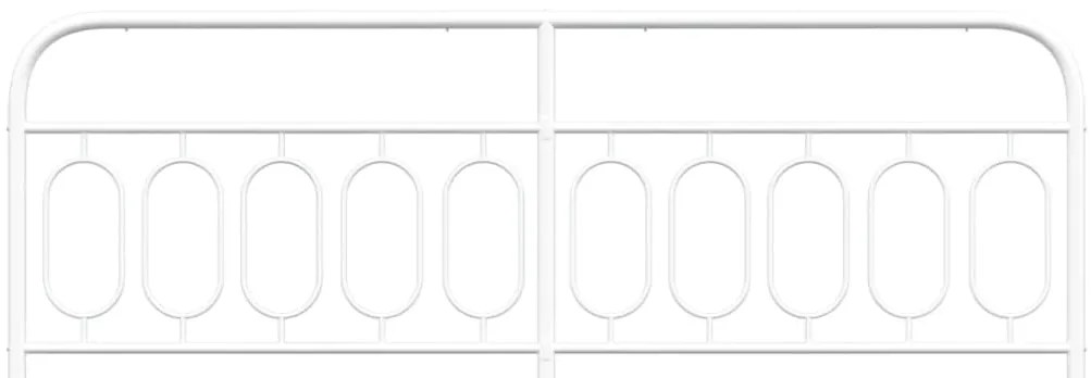 Cabeceira de cama 200 cm metal branco