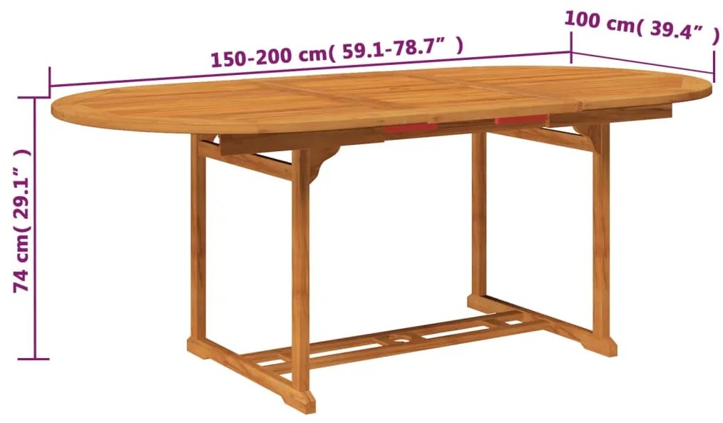7 pcs conjunto de jantar exterior madeira acácia maciça