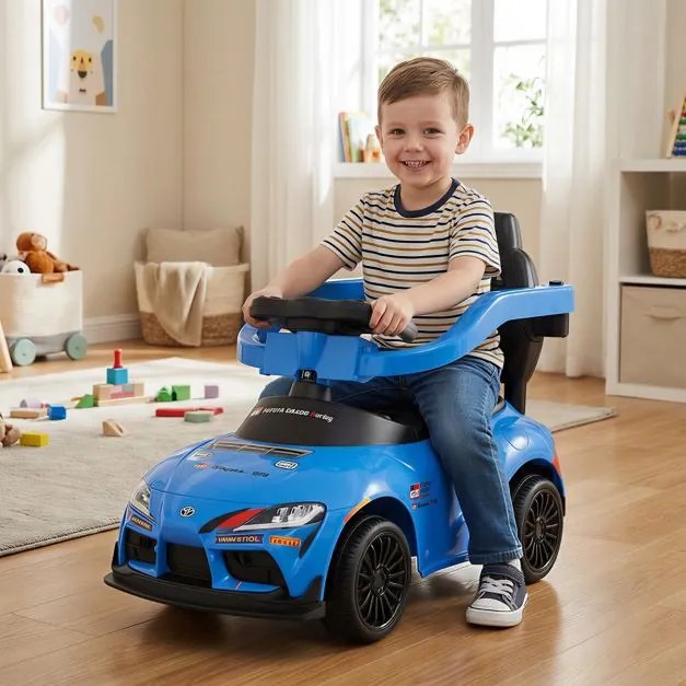 Carro andarilho para bebés, brinquedo andador 3 em 1 com sons e música, com corrimão, alça de empurrar e pedal, capacidade de carga de 20 kg, para ida