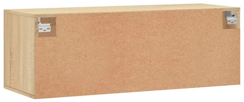 Armário parede 100x36,5x35 cm derivados madeira carvalho sonoma
