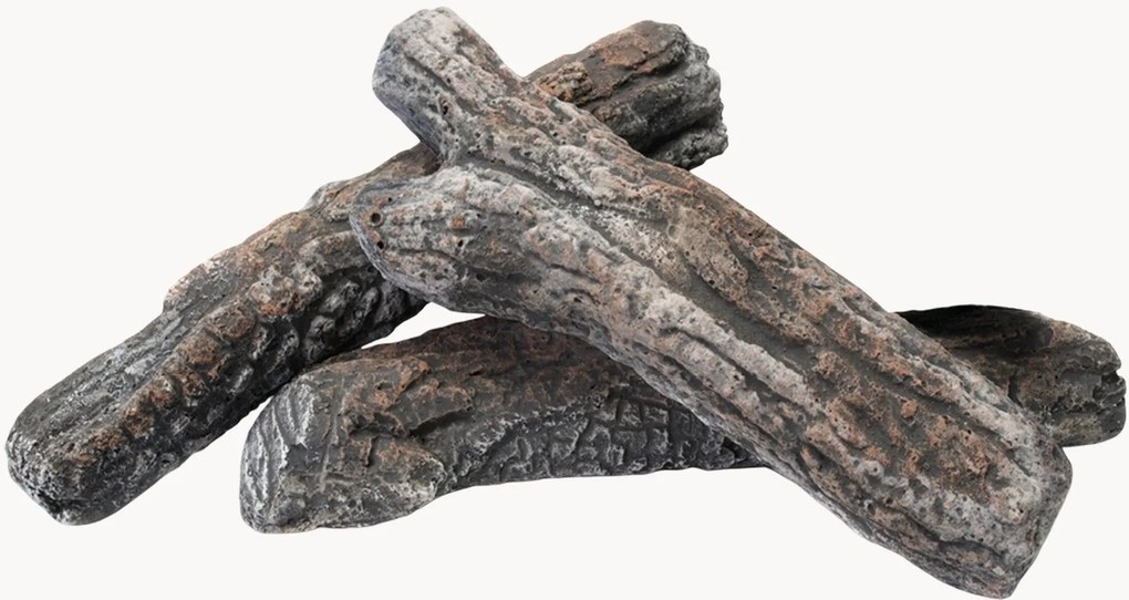 Troncos de lenha decorativos Cosi, conjunto de 3