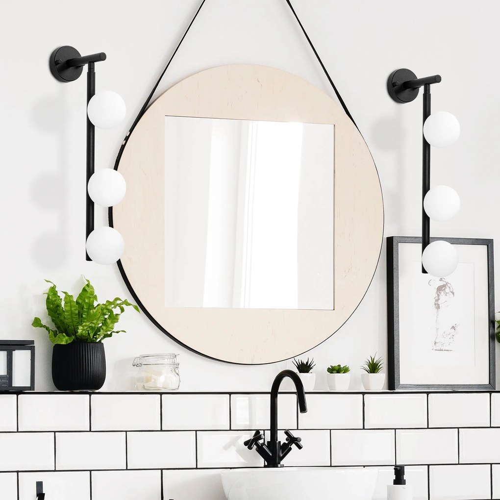 Aplique Domino – Preto e Branco – 10 x 24 cm