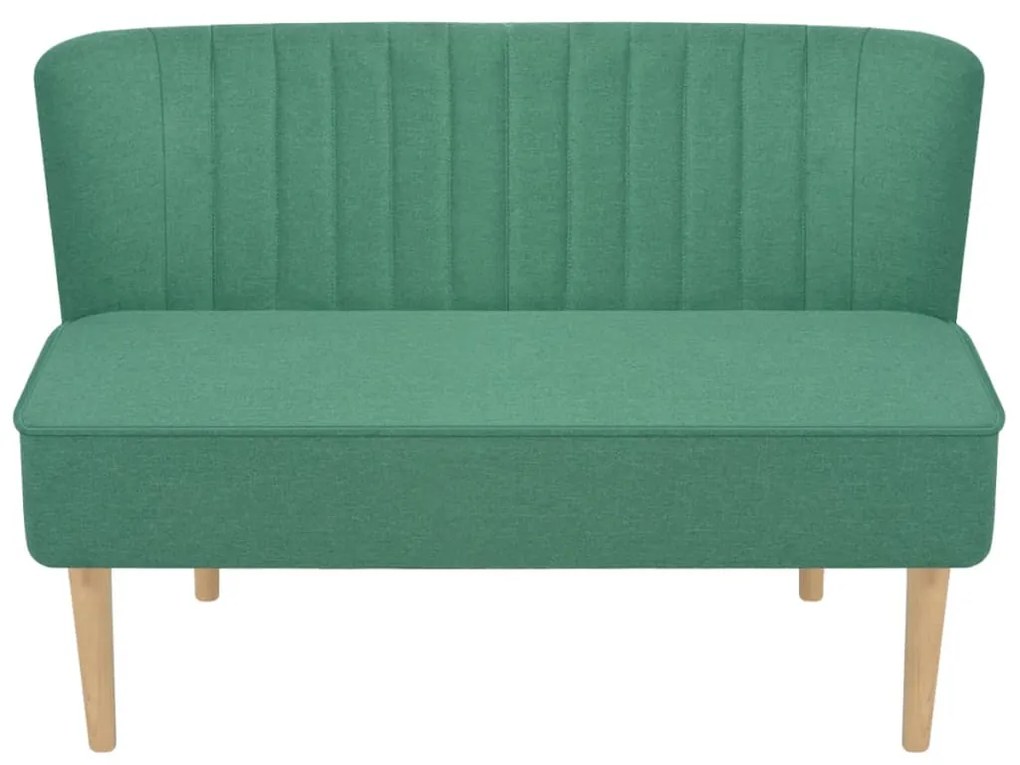 Sofá de tecido 117x55,5x77 cm verde