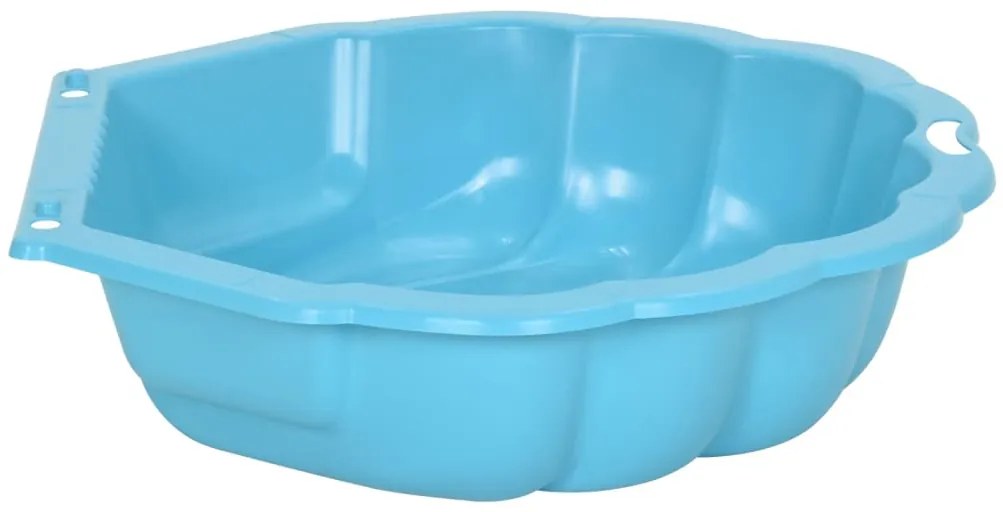 Caixas de areia 2 pcs 77x87x21cm plástico azul