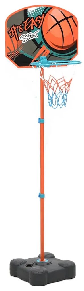 Conjunto jogo de basquetebol portátil ajustável 109-141 cm