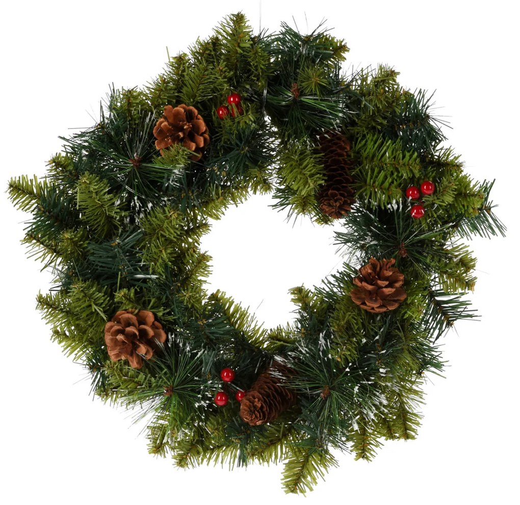 Coroa Natal 15Led 45CM
