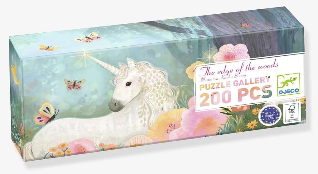 Puzzle The edge of the woo 200pcs - Djeco azul