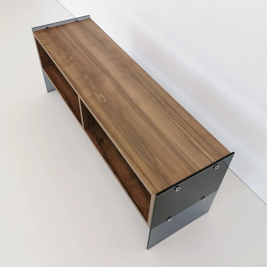 Móvel TV TV405 – Nogueira – 120 cm x 45 cm x 35 cm
