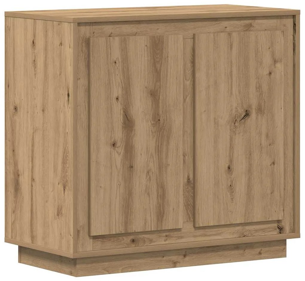 Estante vidaXL Artisan Carvalho 80x34x75 cm Madeira de engenharia