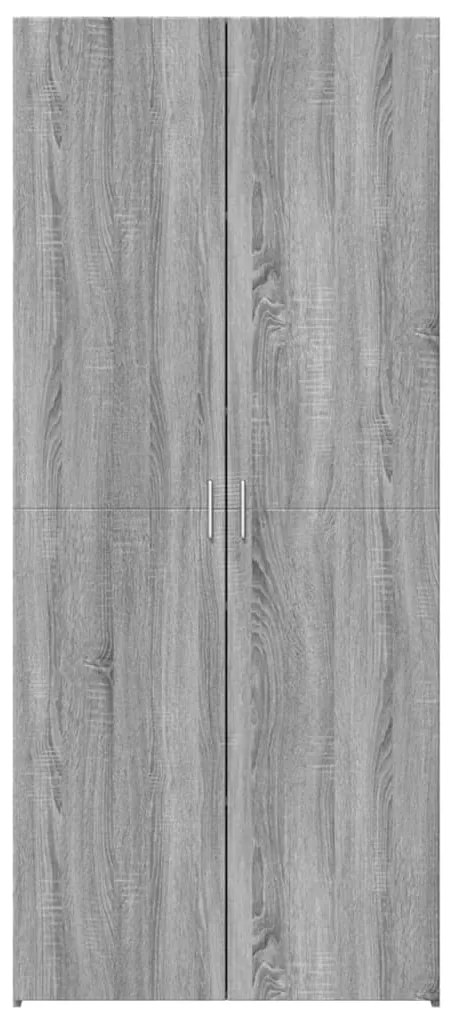 Armário alto 80x42,5x185 cm deriv. de madeira sonoma cinza