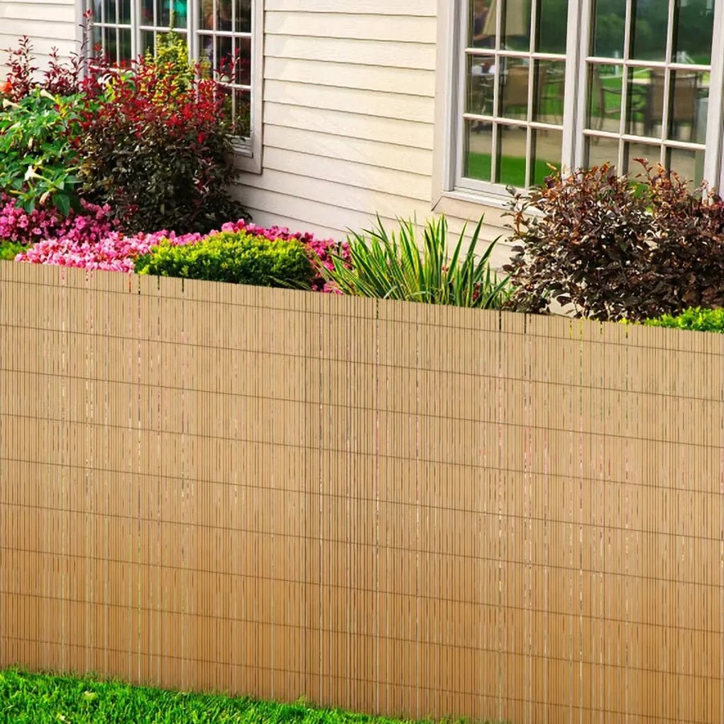 Cerca de caniço para jardim 500x100 cm