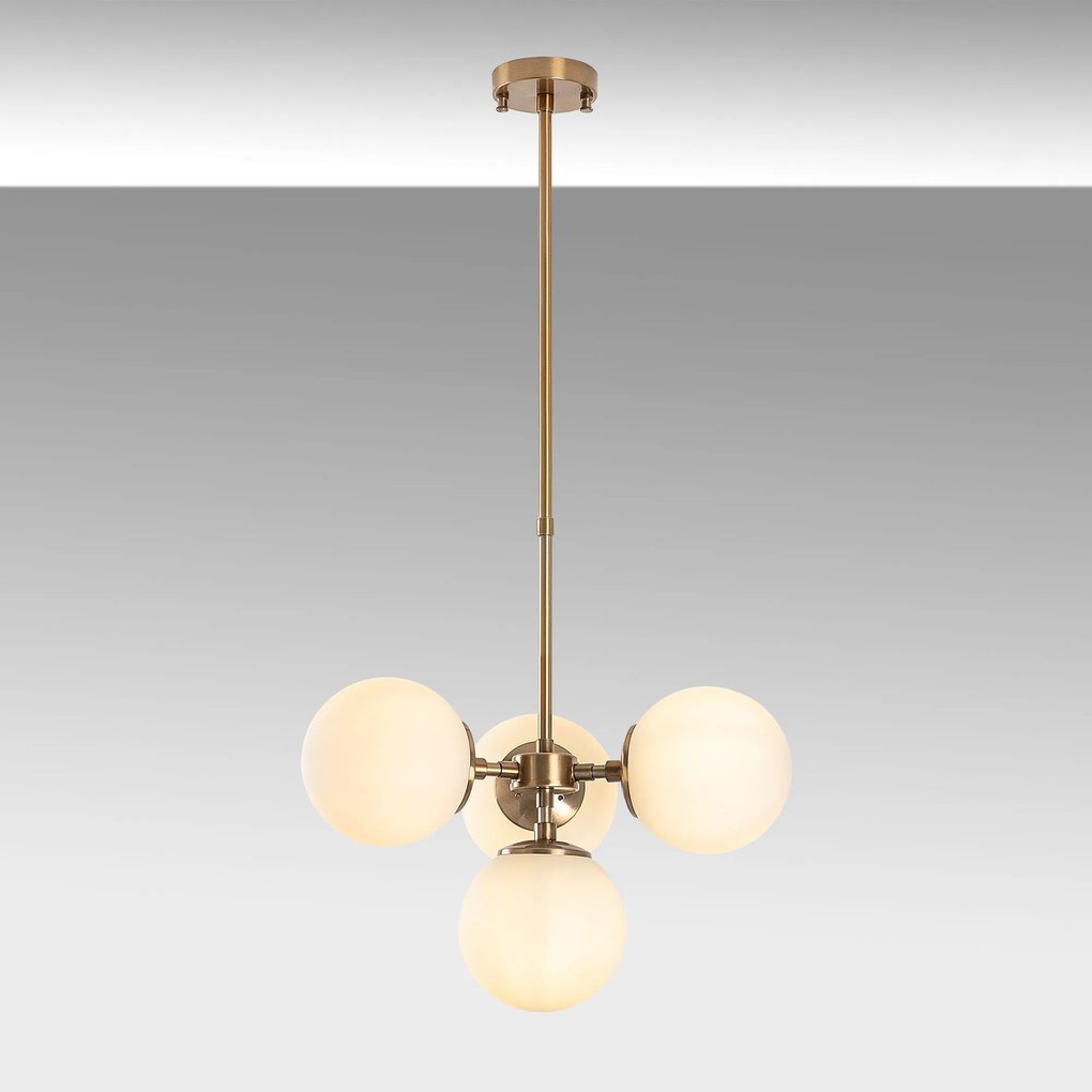Candeeiro de Teto Akkas – Vintage – 43 x 43 x 47-89 cm