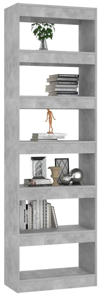 Estante/divisória 60x30x198 cm cor cinzento cimento