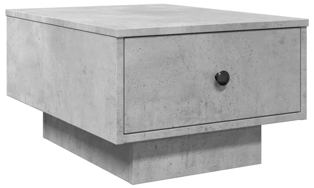 Mesa de centro 60x45x31 cm derivados de madeira cinza cimento