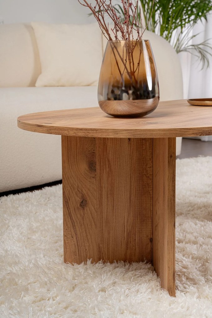 Mesa de Centro Sable – Pinho Atlântico – 119x40x60 cm