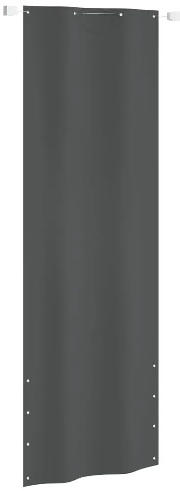vidaXL Tela de varanda 80x240 cm tecido oxford antracite