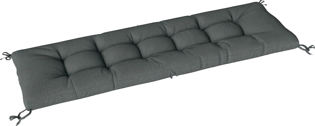 Outsunny Almofada para paletes removível, almofada de assento com tiras de fixação, enchimento para paletes para a maioria das espreguiçadeiras 198 x 65 x 13 cm Cinza escuro | Aosom Portugal