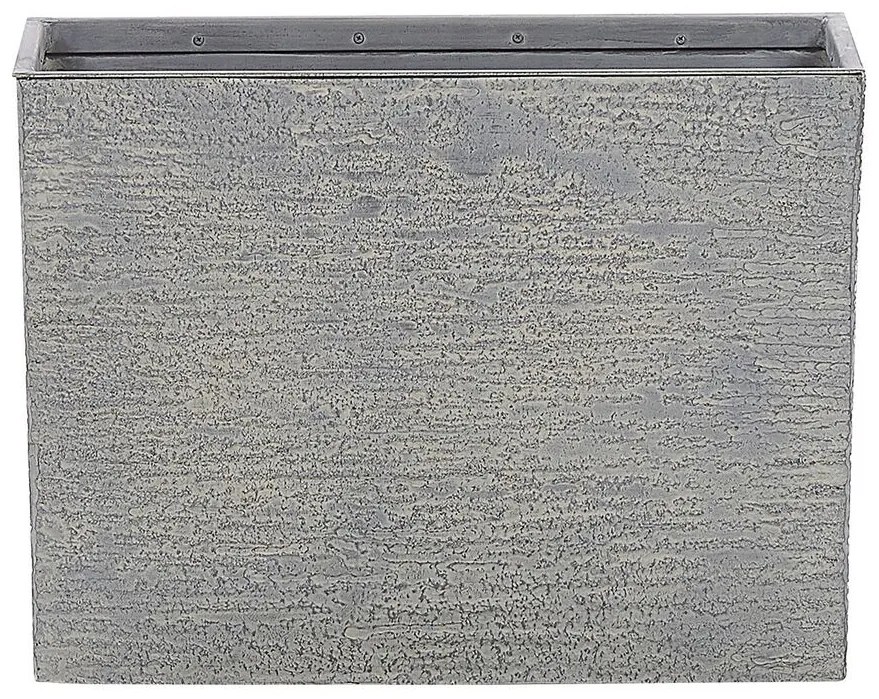 Vaso para plantas cinzento 25 x 60 x 45 cm EDESSA Beliani