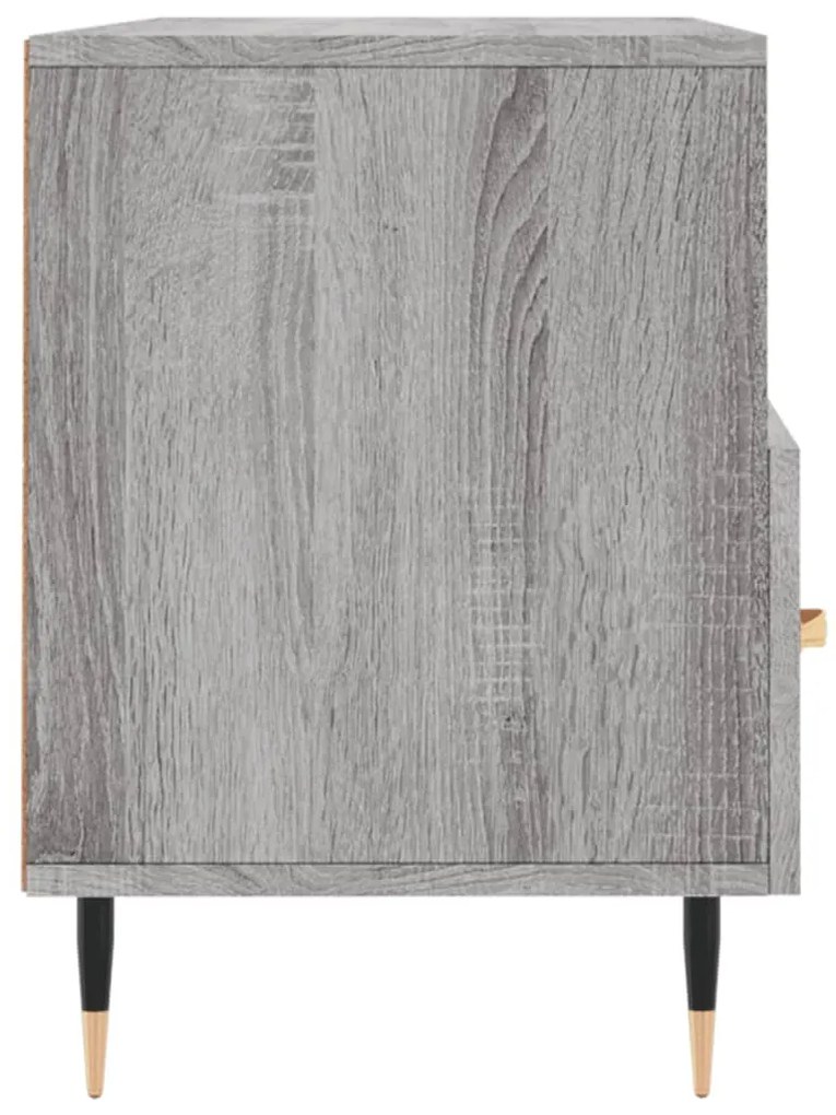 Móvel de TV 102x36x50 cm derivados de madeira cinzento sonoma