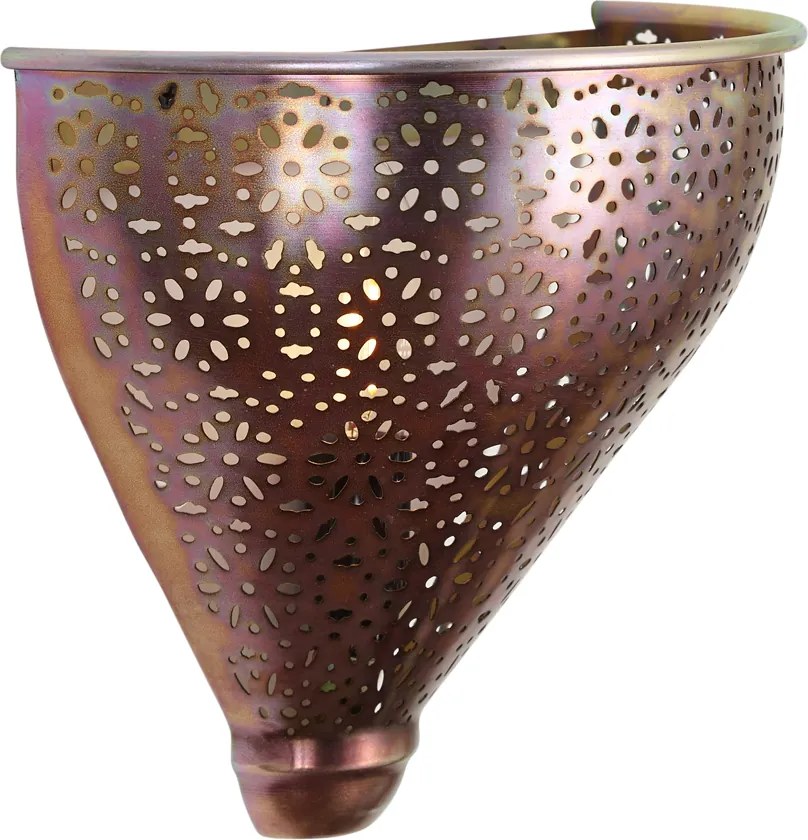 Aplique de Parede Oriental Cobre com Padrão - Muraf