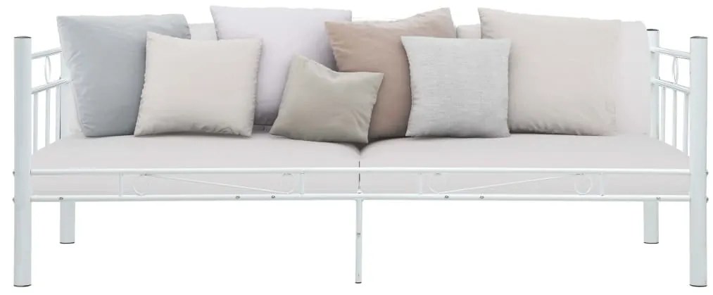 Estrutura sofá-cama 90x200 cm metal branco