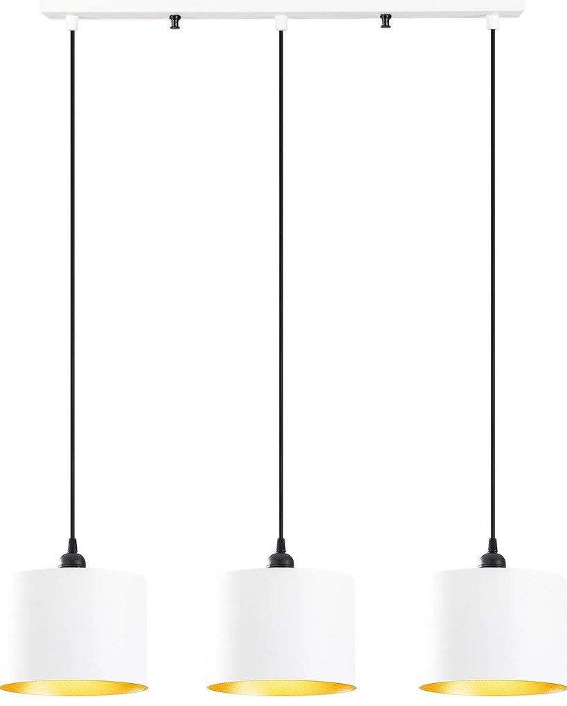Candeeiro de Teto Berceste – Branco – 70 x 20 cm