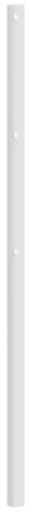 Cabeceira de cama 150 cm metal branco