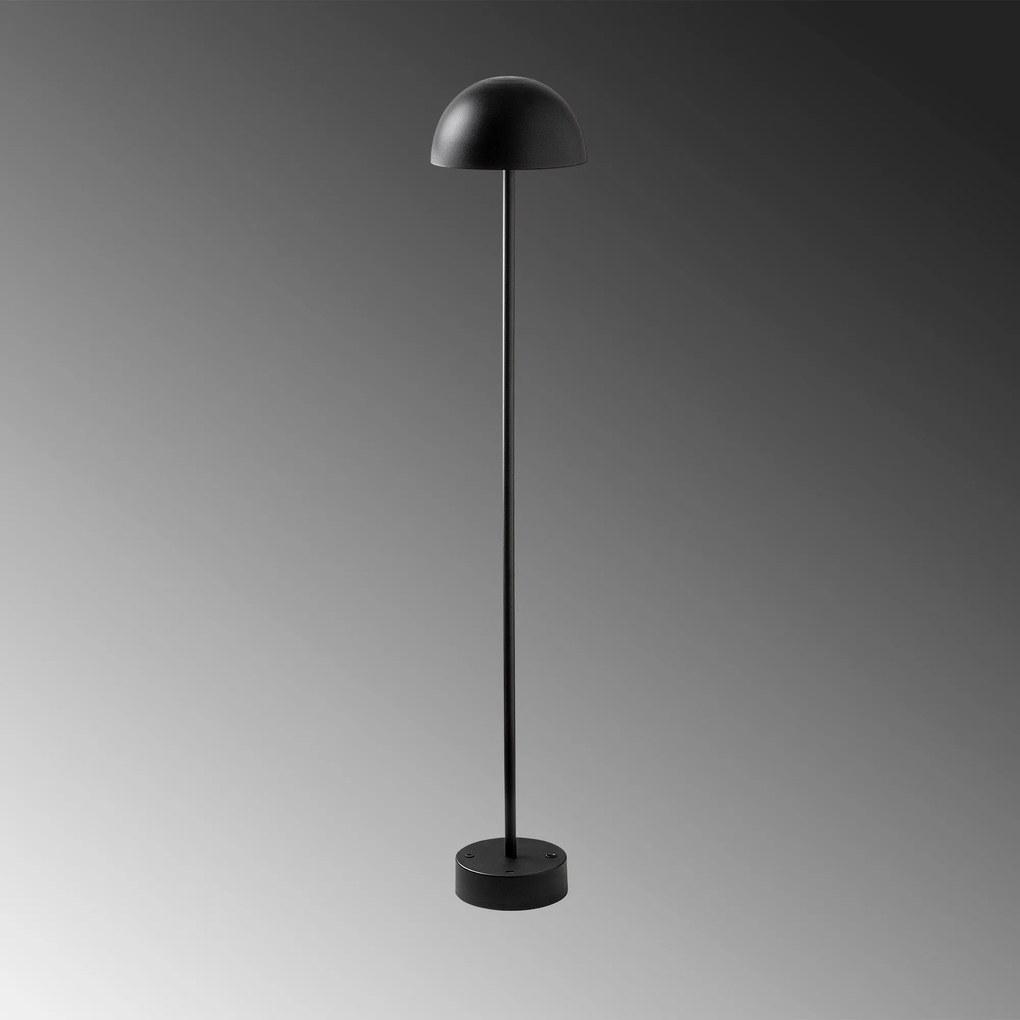 Candeeiro de Pé Sept – Preto – Diâmetro: 20 cm Altura: 115 cm
