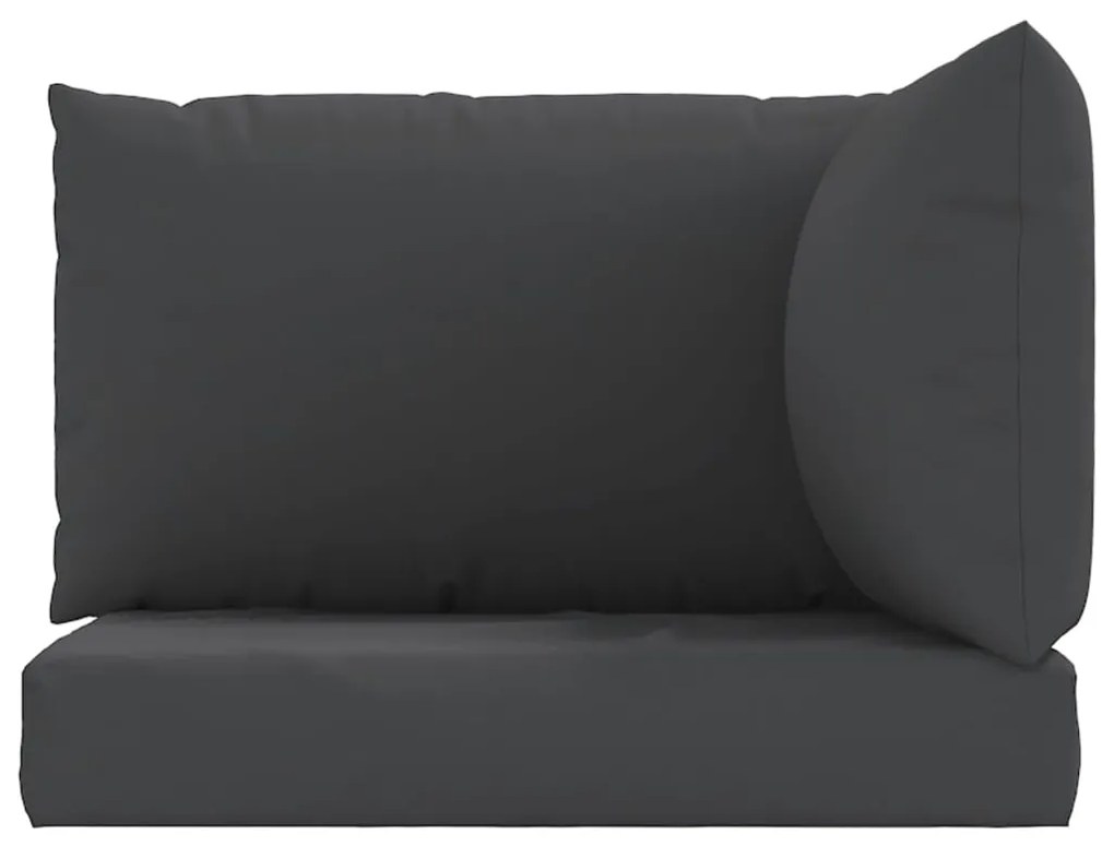 Almofadões para paletes 3 pcs tecido oxford preto