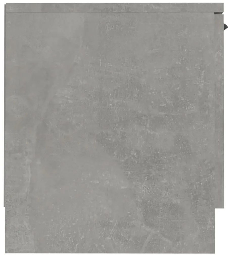 Móvel p/ TV 140x35x40 cm madeira processada cinzento cimento