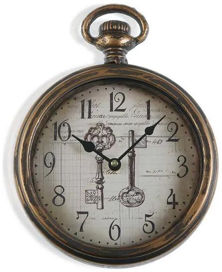 Relógio de Parede Keys Metal (28 X 5 X 22 cm)
